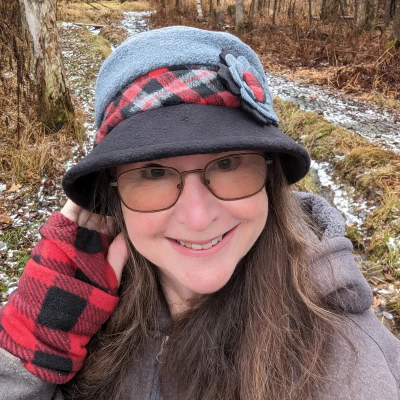 Rosie Cap and Hat, Digital Sewing Pattern in six head sizes, PDF format