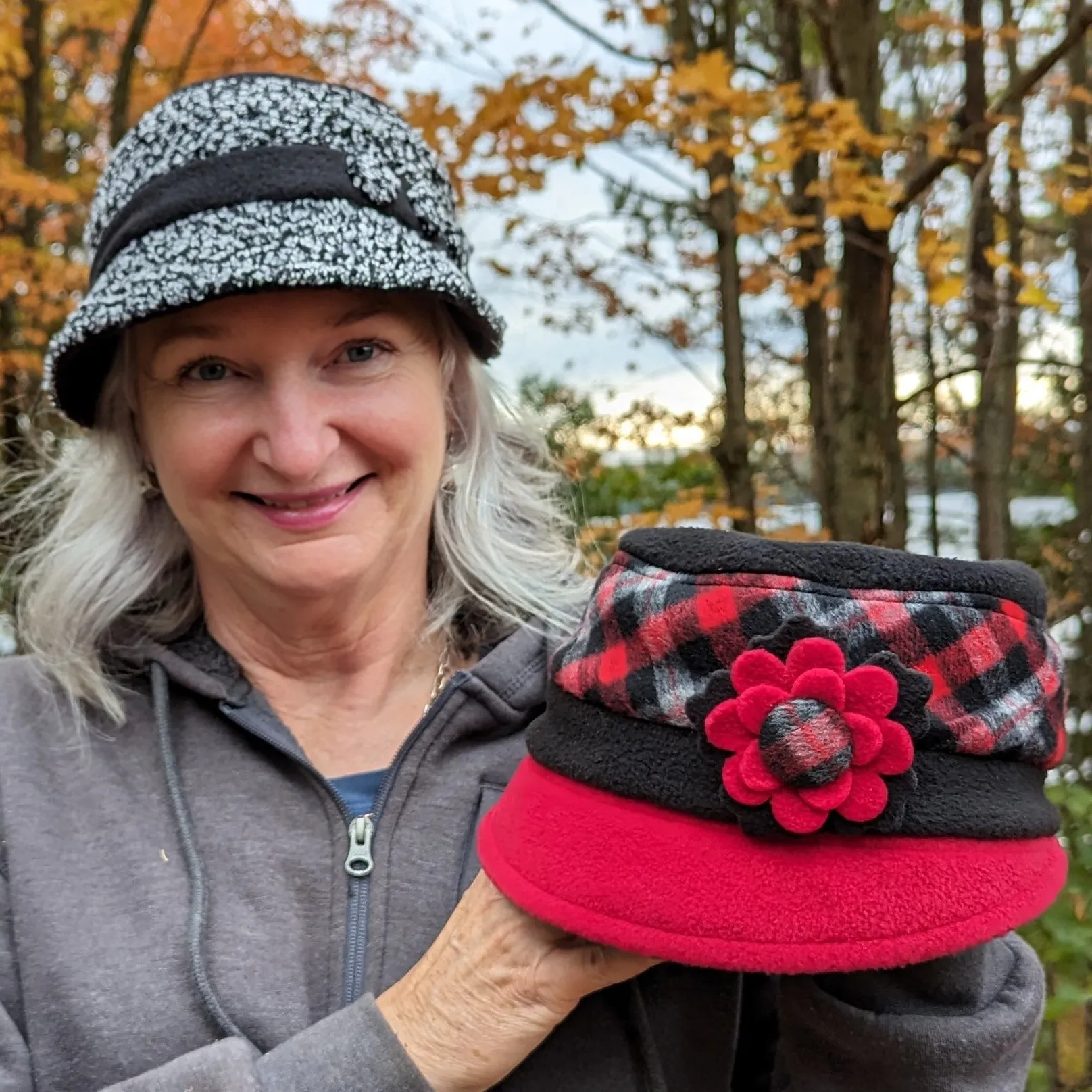 Rosie Cap and Hat, Digital Sewing Pattern in six head sizes, PDF format