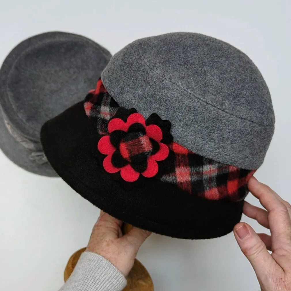 Rosie Cap and Hat, Digital Sewing Pattern in six head sizes, PDF format