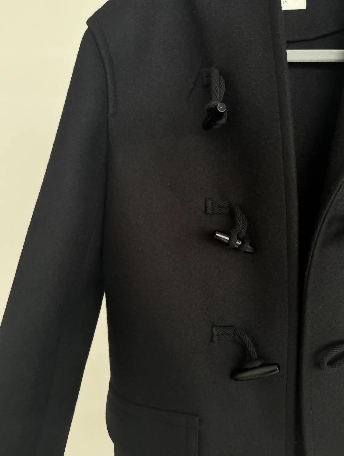 Saint Laurent short wool duffle coat