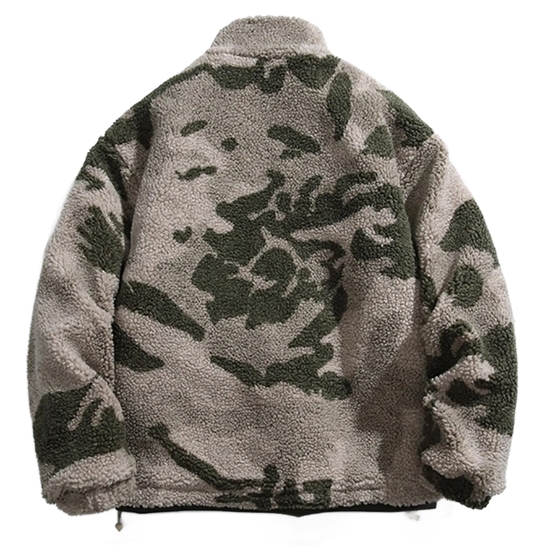 'Scout' Forest Camo Quarter-Zip Fleece Jacket