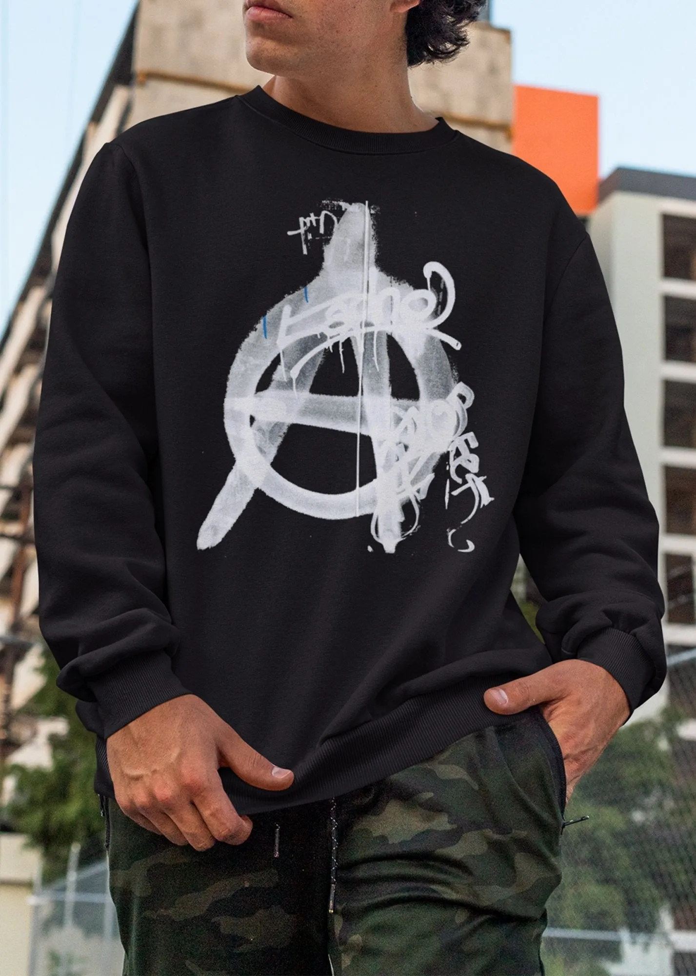 ST!NK - ANARCHY - Casual Sweatshirt