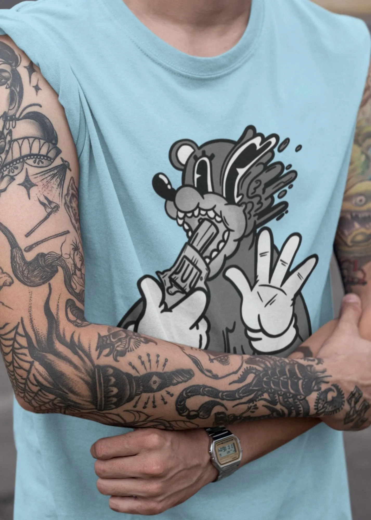 ST!NK - artist CircusAlley - Men Shirt