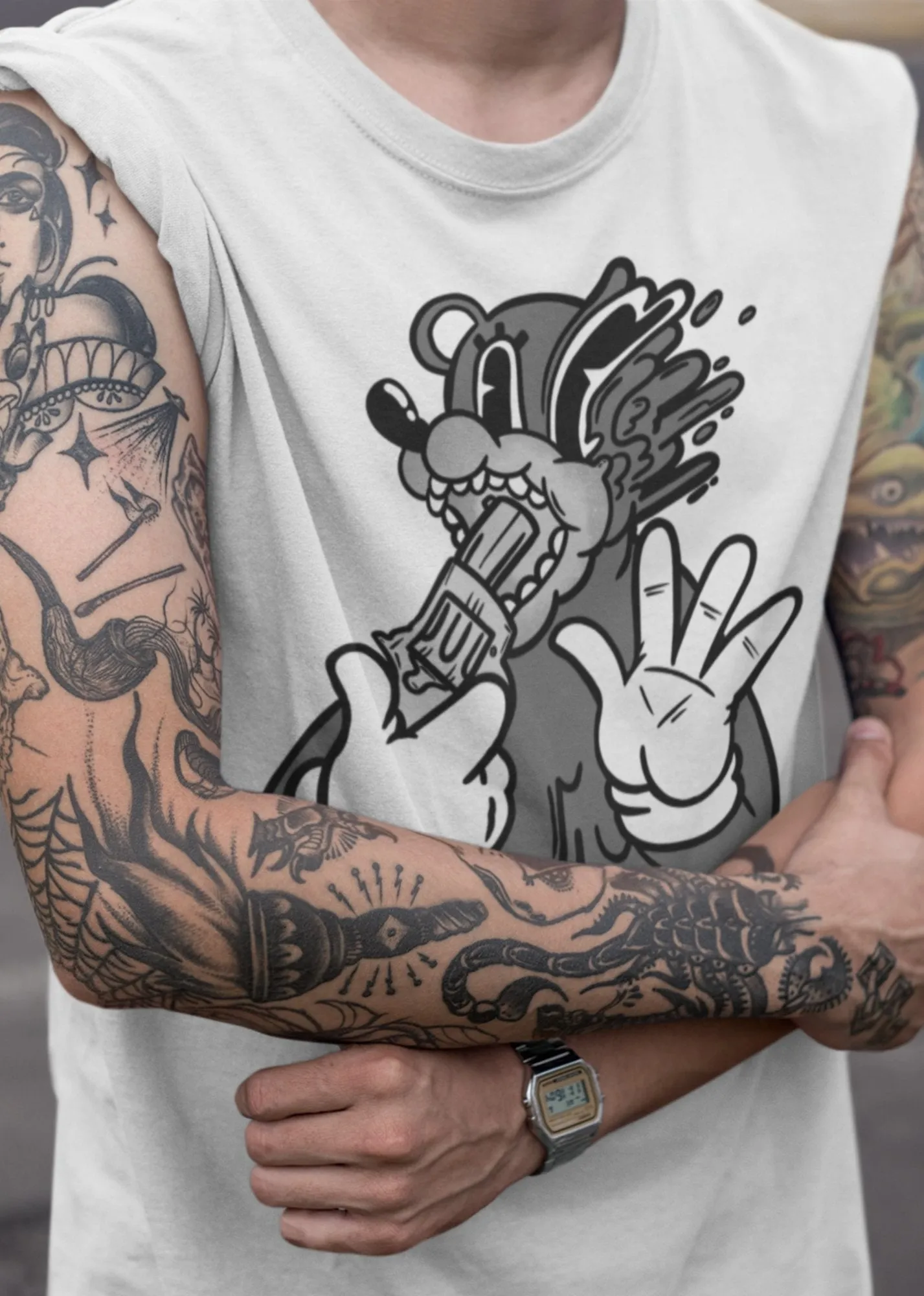 ST!NK - artist CircusAlley - Men Shirt