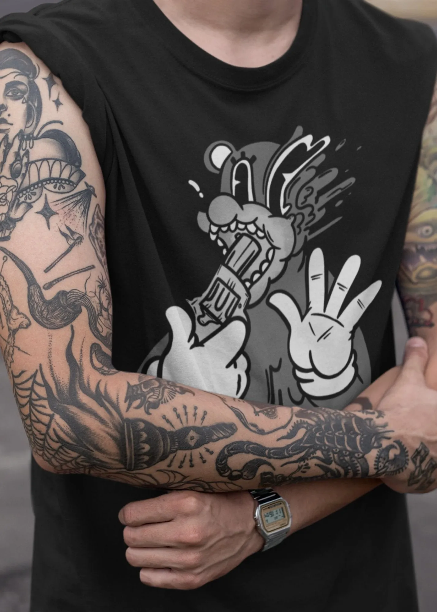 ST!NK - artist CircusAlley - Men Shirt