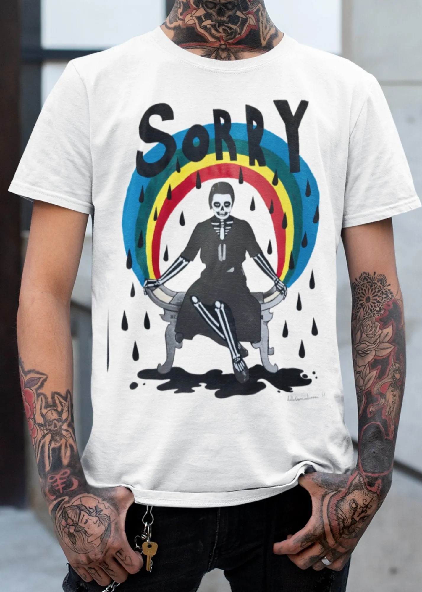 ST!NK - artist HelloTheMushroon, LIMITED EDITION - Men Shirt