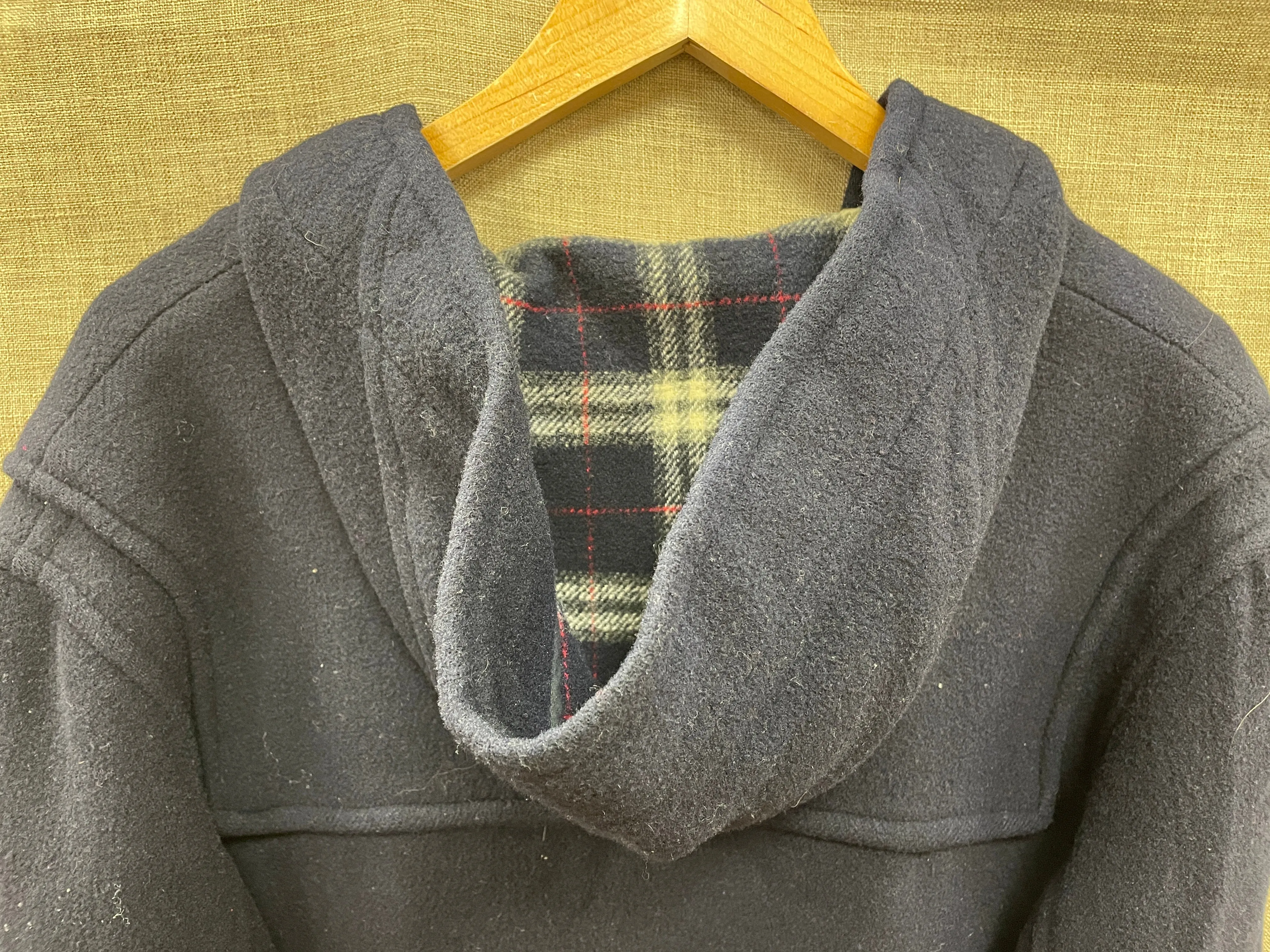 The Original Duffle Coat Navy Blue Wool Coat Size 38 Small