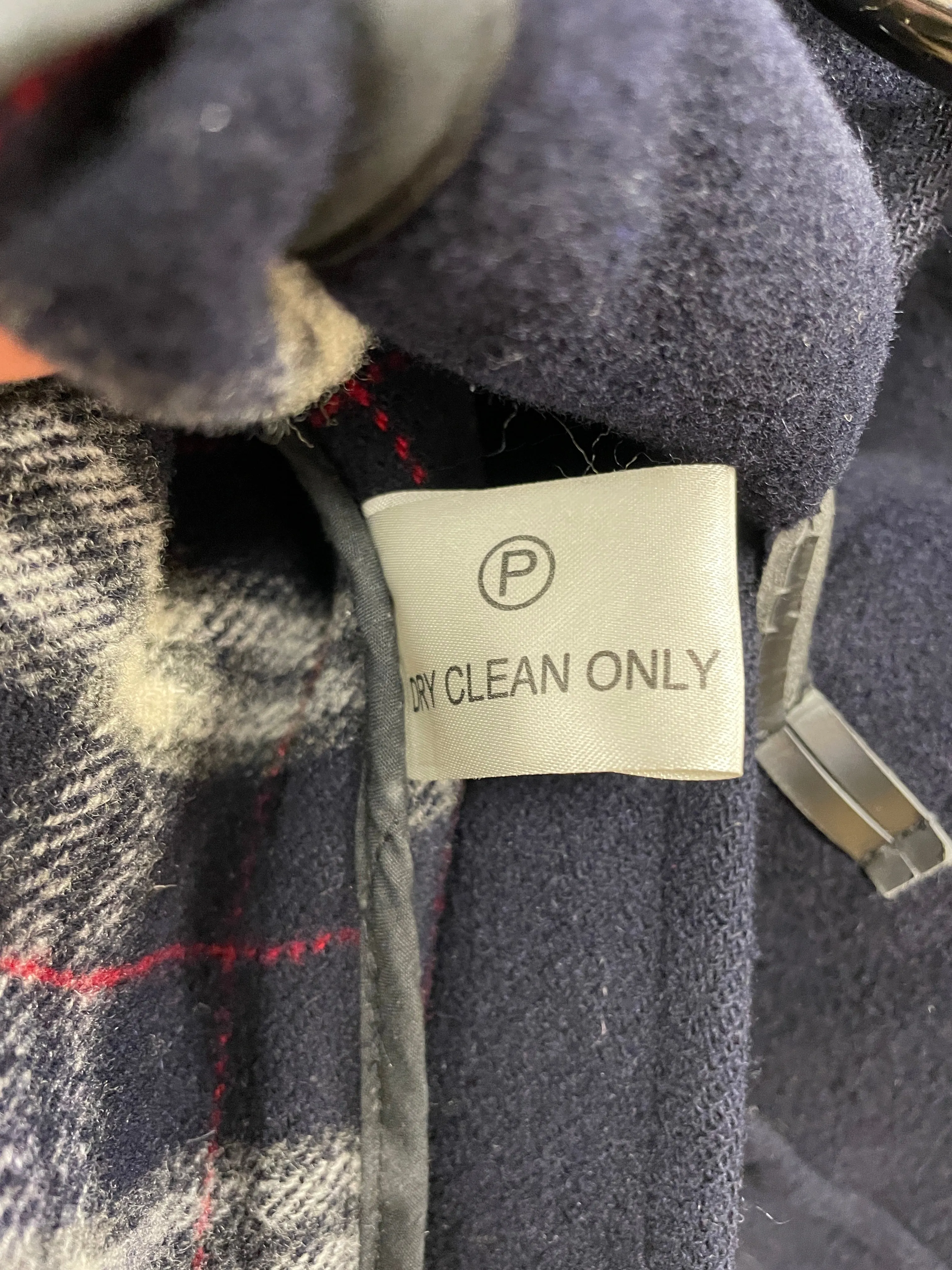 The Original Duffle Coat Navy Blue Wool Coat Size 38 Small