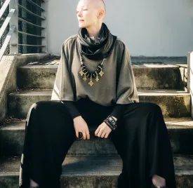 Whisper Top - Gold sparkle